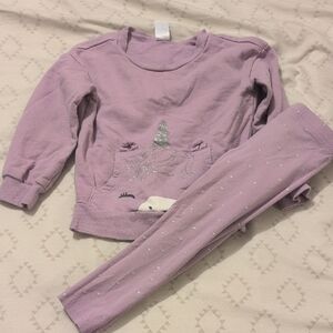 Lavender Unicorn Kids Outfit